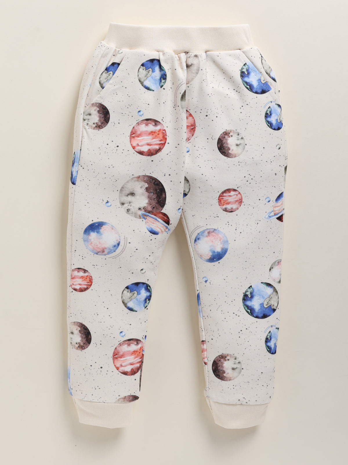 Annie Girls "Cosmic Flowers" Graphic Sweatshirt and Jogger Set -Grey