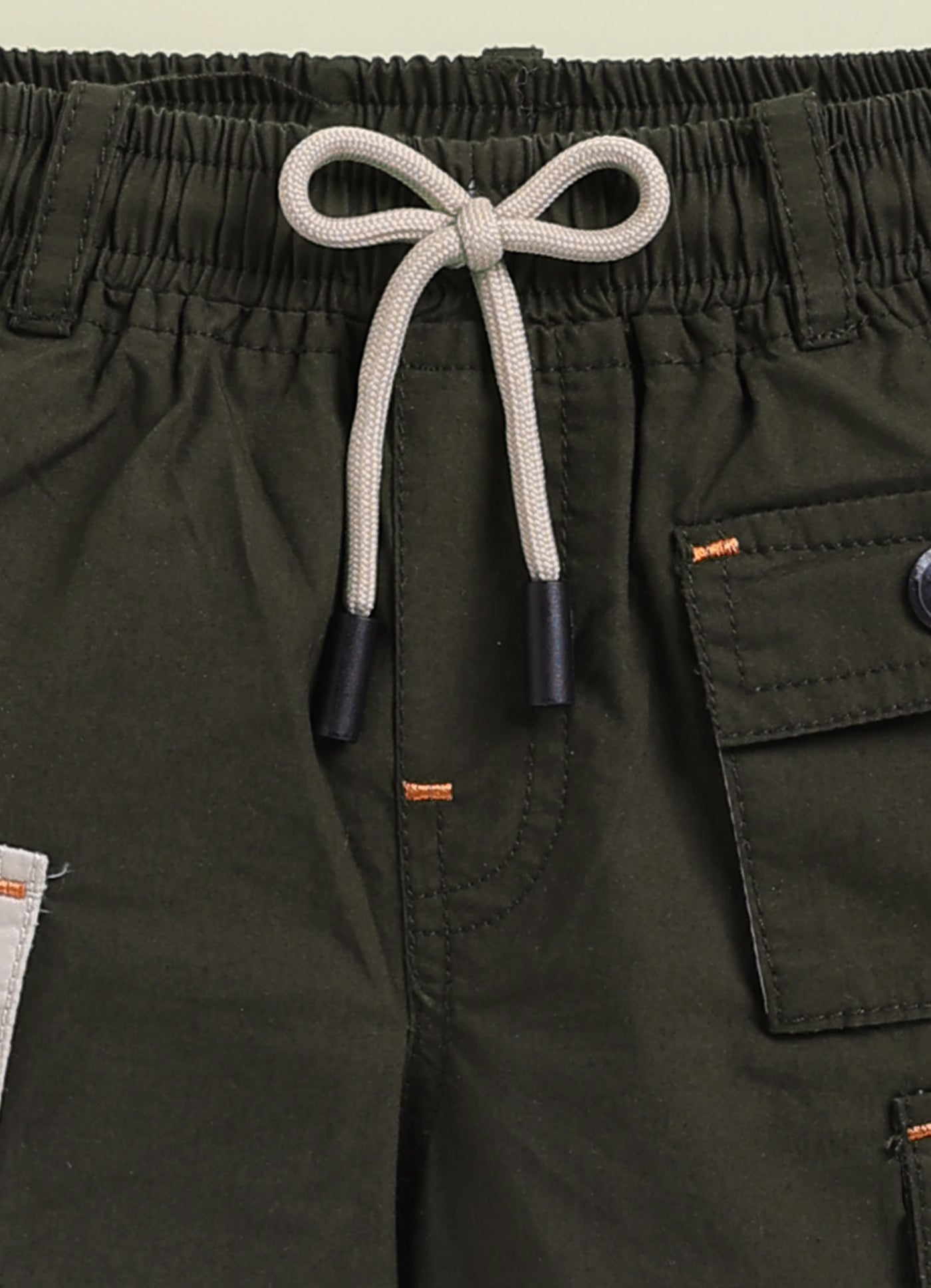 Unokids Boys Urban Graphic Tee and Cargo Shorts Set - Rust
