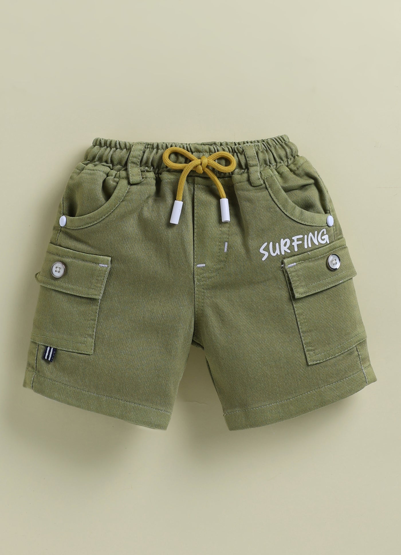 UNO KIDS Tropical Leaf Print 3-Piece Surf Suit Set for Boys-Green
