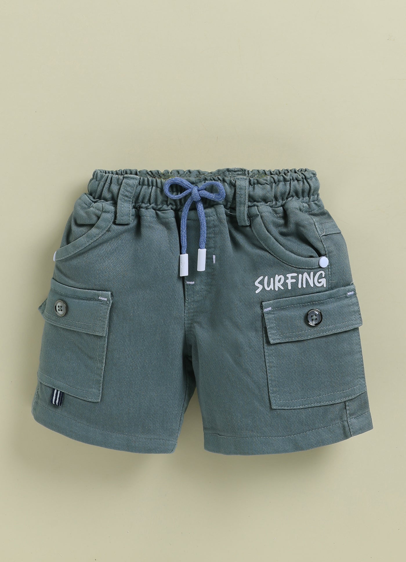 UNO KIDS Tropical Leaf Print 3-Piece Surf Suit Set for Boys-Grey