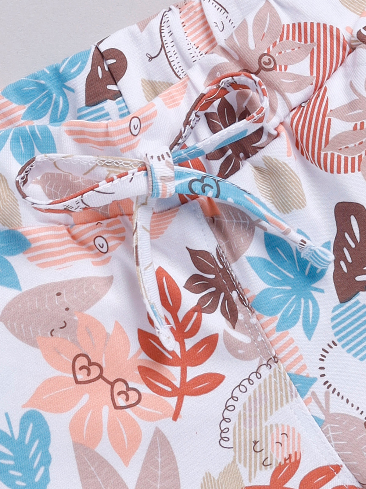 Girls Printed Cotton Summer Shorts-Sale