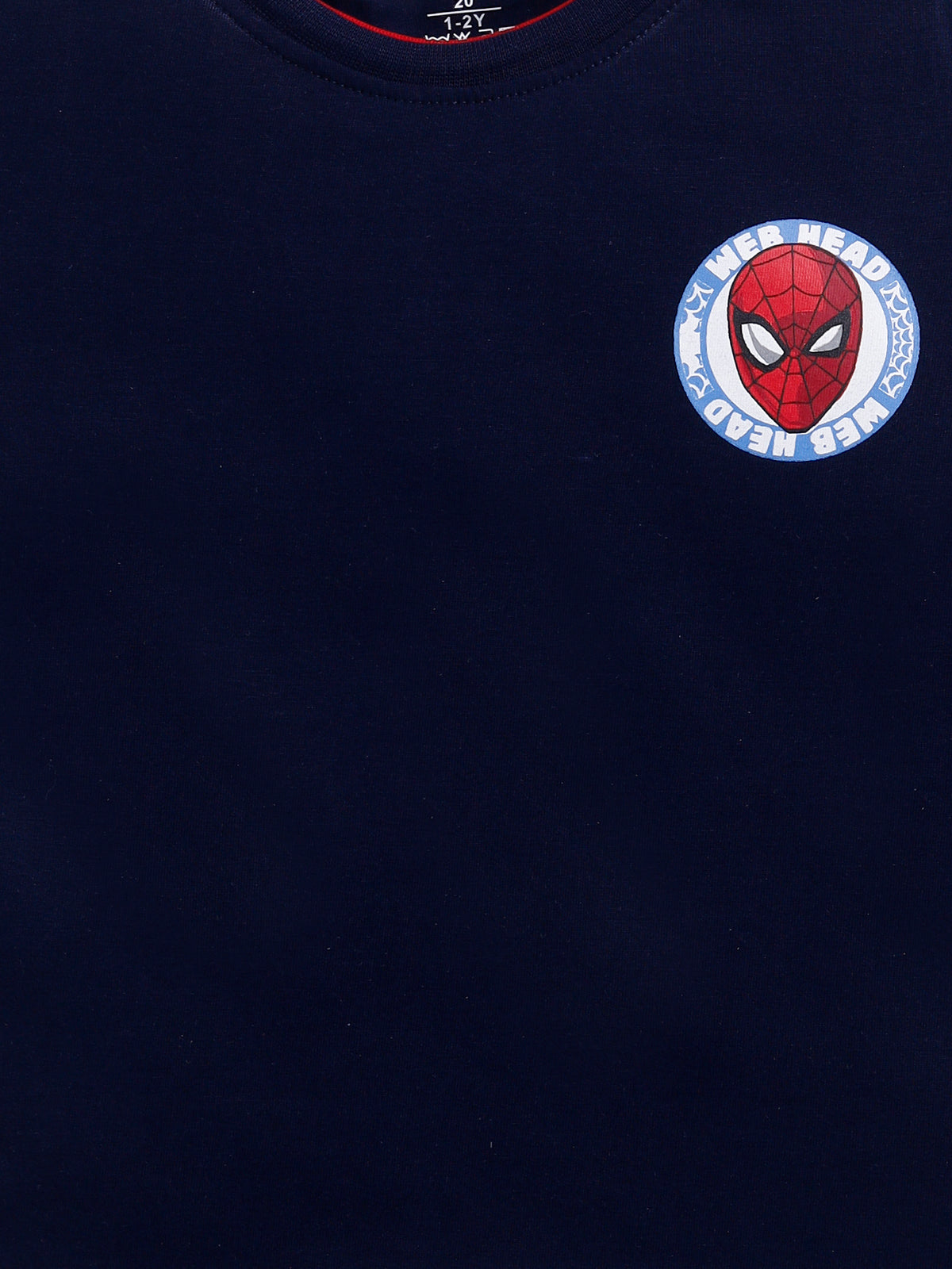 Biskid Boys "Web-Head" Spider-Man Graphic T-Shirt - Navy