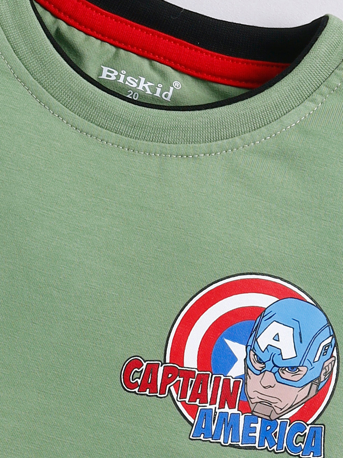 Biskid Boys Avengers and Captain America Graphic Short-Sleeve T-Shirt Combo (Pack of 2)