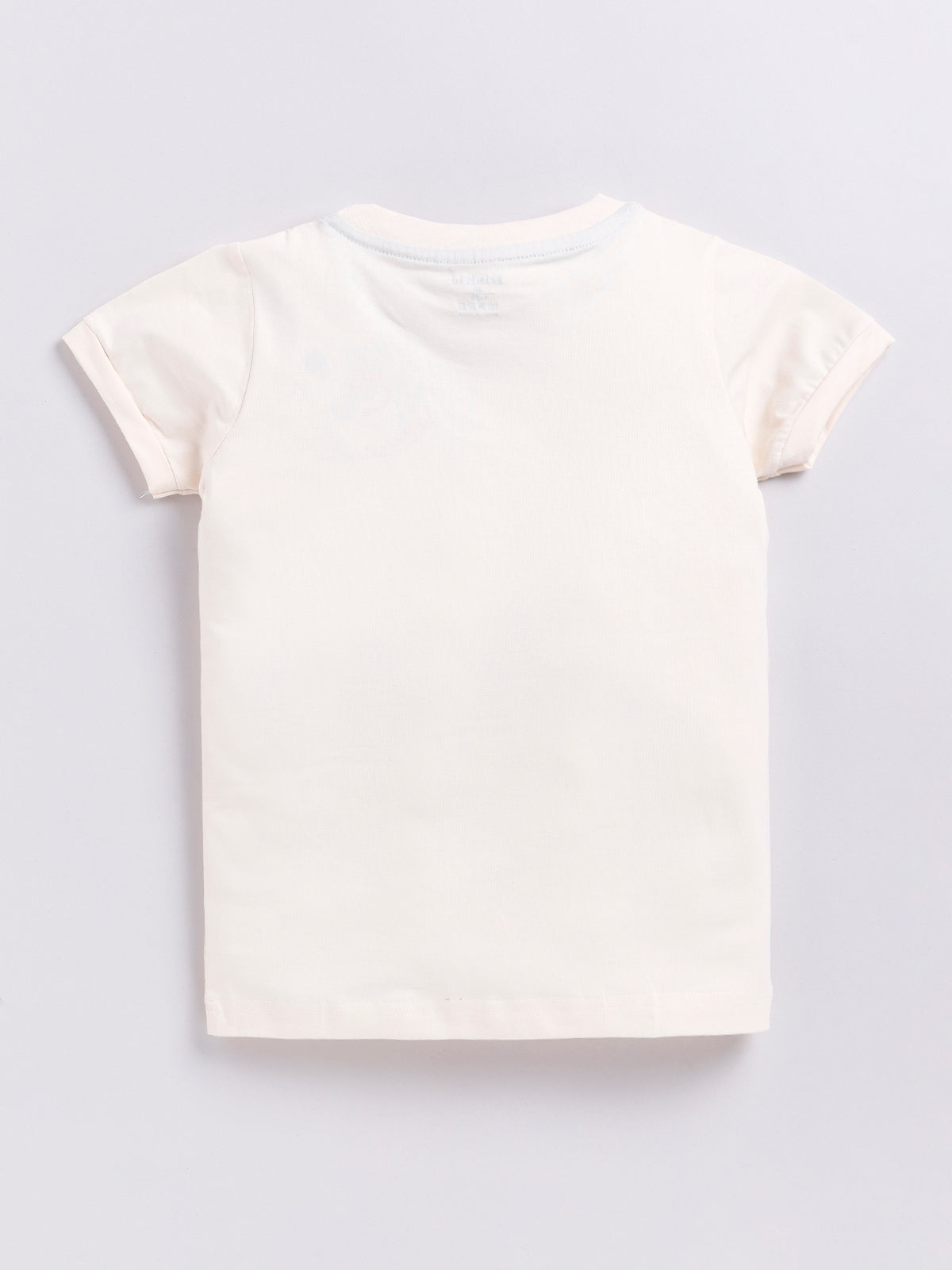 Biskid Boys "To Travel Is To Live" Geometric Graphic T-Shirt - Beige