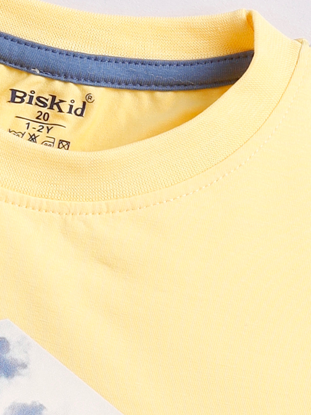 Biskid Boys "Will You Sail" Cruise Ship Graphic T-Shirt - Pastel Yellow