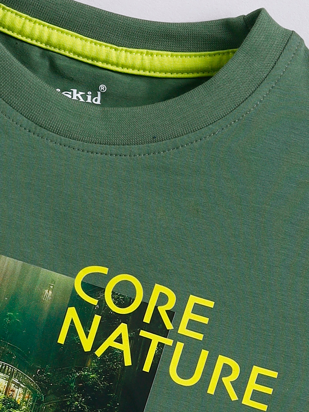 Biskid Boys "Core Nature" Graphic T-Shirt - Forest Green