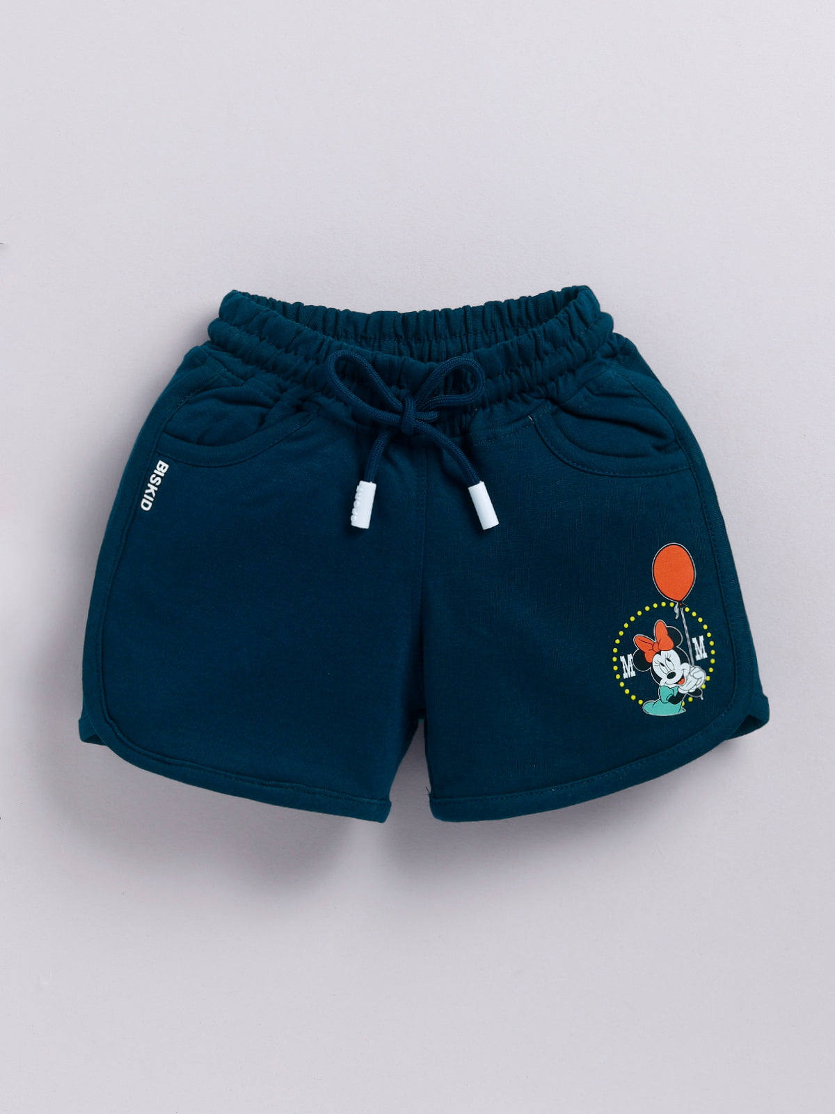 Biskid Girls Casual Minnie Mouse Graphic Shorts - 2-Piece Set