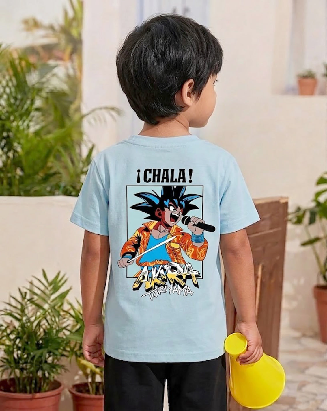 Biskid Boys "Akira Toriyama" Graphic Crew Neck T-Shirt - Mint Green