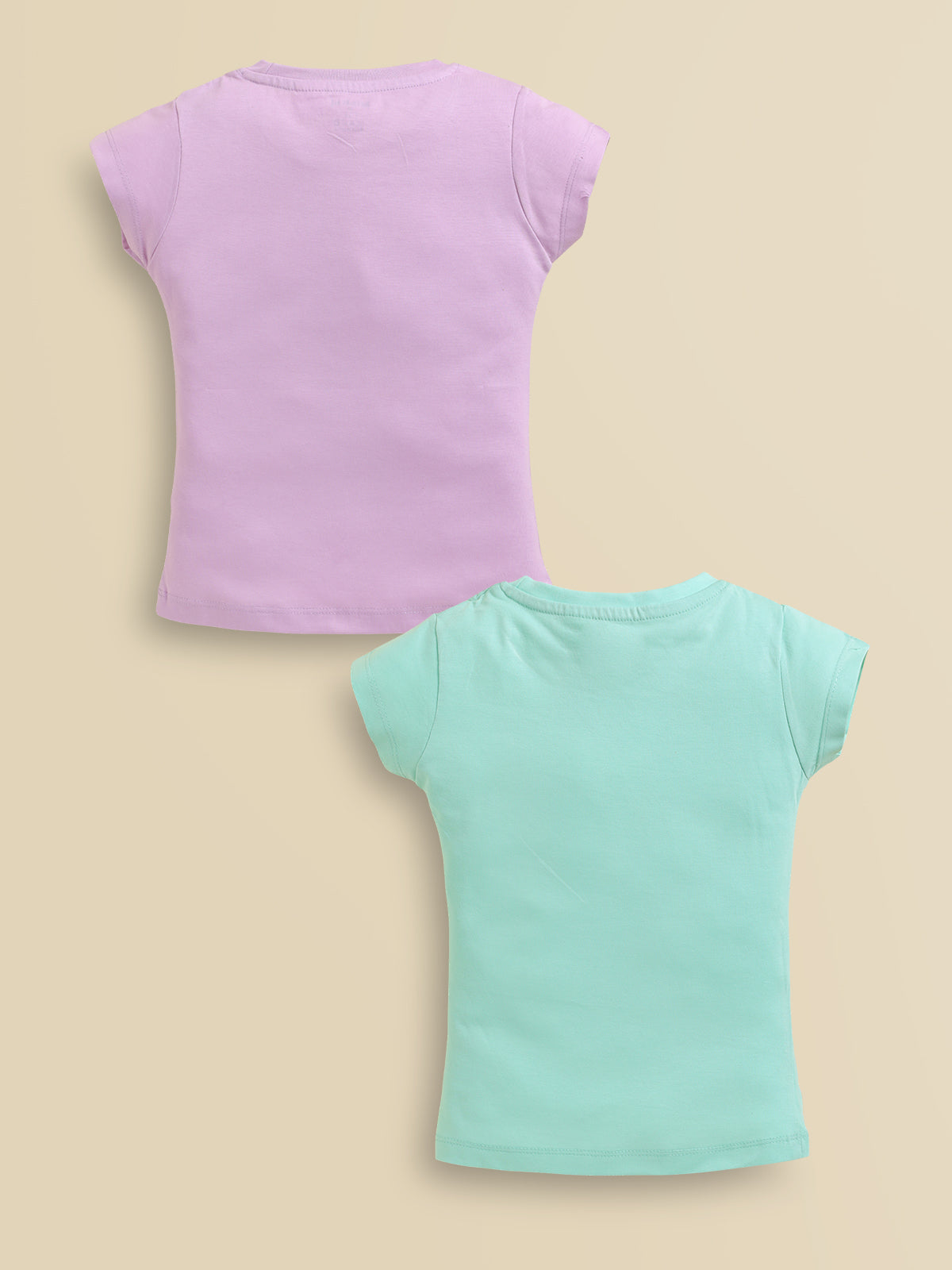 Biskid Girls Disney Minnie Mouse & Daisy Duck Mint Green and Lavender Short-Sleeve Top Combo (Pack of 2)