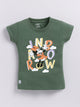 M.Green Micky Printed Top for Girls by Biskid
